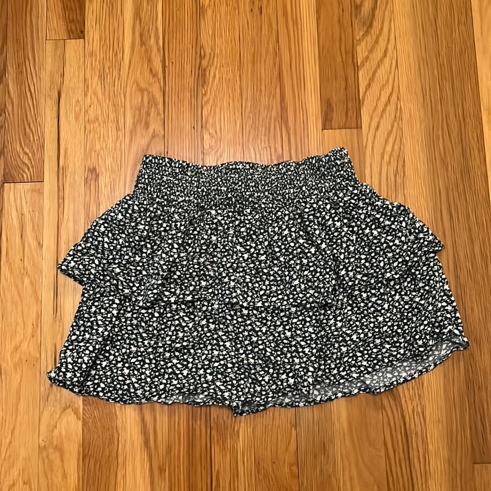 Green American Eagle Mini Skirt